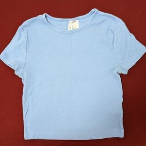 Divided H&M, sz. M, blue basic t-shirt